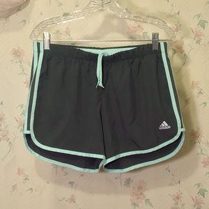 Adidas Green Athletic Shorts